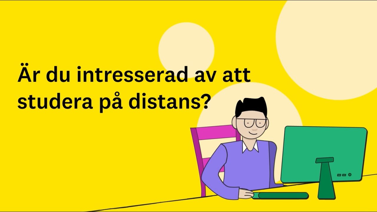 Vill Du Också Plugga På Distans? Så Fungerar Distansstudier - YouTube