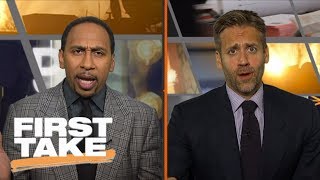 Stephen A., Max have heated debate on who won Kyrie Irving-Isaiah Thomas trade | First Take | ESPN
