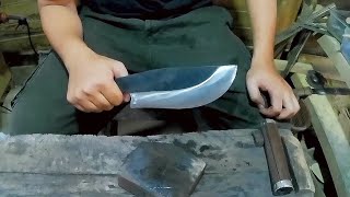 Membuat golok dari potongan per