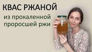 Готовлю квас для восстановления микрофлоры из ржи .