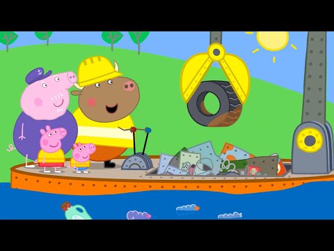 Clean the river! Peppa Pig Official Full Episodes