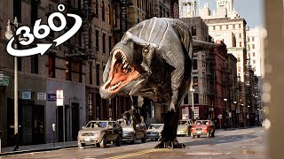 360° VR Tyrannosaurus Rex in New York in real life!
