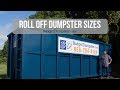 Roll Off Dumpster Sizes | Budget Dumpster