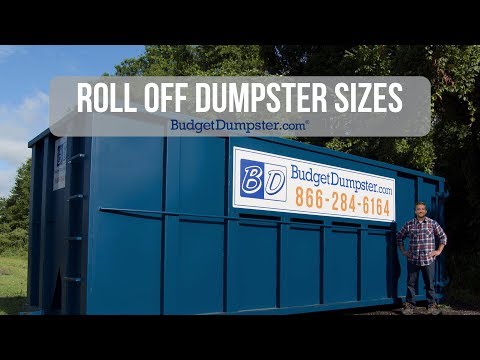 Roll Off Dumpster Sizes | Budget Dumpster Roll Off Dumpster Sizes | Budget Dumpster