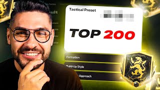 My Insane Tactics That Got Me TOP 200 in Elite Division! BEST 4-4-2 Tactics \u0026 Player Roles in FC 25!