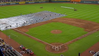 CHC@ATL: Rain delays start of game at SunTrust Park