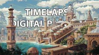 Timelapse Digital Painting - Syphon | enviro landscape concept art illustration speedpainting