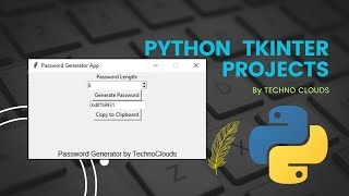 Password generator App | Python Tkinter GUI Projects in Urdu