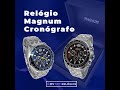 Relógios Masculinos Magnum Cronógrafo MA32167W e MA32167F