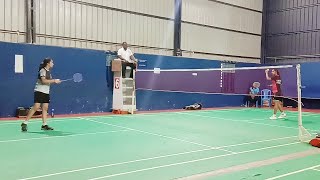 AKSHAYA ARUMUGAM Vs GNANDHA Women's Singles Finals TamilNadu State Ranking Badminton Tournament 2020