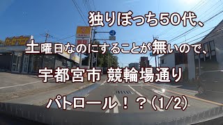 独りぼっち５０代、土曜日なのにすることが無いので、宇都宮市 競輪場通り パトロール！？(1/2)