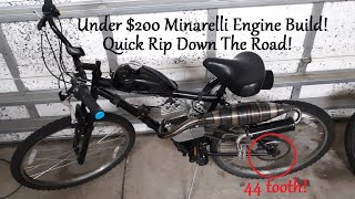 Under $200 Minarelli Build - Quick Rip On Jog Pipe!  (Crazy Karen 01:45)