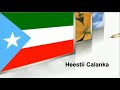 Heesta calanka Somali state (DDs)