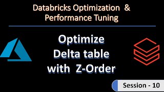 optimize delta table with z-order in databricks