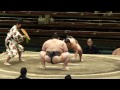 2012.01.14　大相撲初場所７日目　千代の眞　○（突き落とし）●　安芸乃山