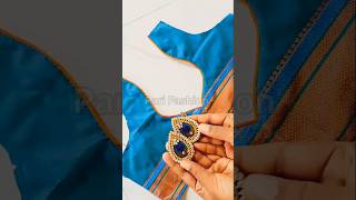 Beautiful paithani Saree Blouse Back neck design #blouse #fashion #shortvideo #latest