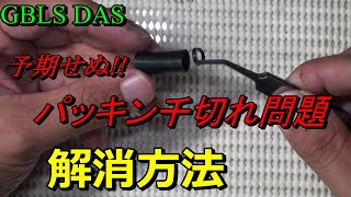 【GBLS DAS GDR15】突然のパッキン千切れを防ぐ方法