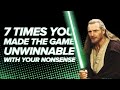 7 Times You Made the Game Unwinnable With Your Nonsense