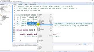 Using Proxy pattern in Java project
