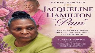 JACQUELINE HAMILTON THANKSGIVING SERVICE