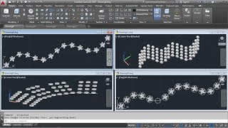 AutoCAD Path Array Command Tutorial Complete | AutoCAD 3D Array Along Path, Incremental Elevation