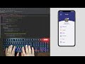ASMR Programming - Android Profile UI Design - No Talking