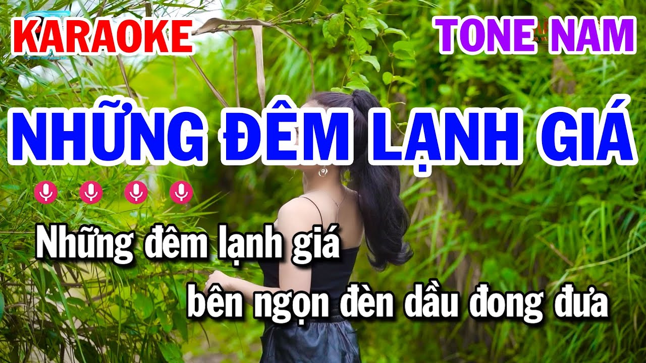 Karaoke Những Đêm Lạnh Giá Nhạc Sống Cha Cha Tone Nam - YouTube