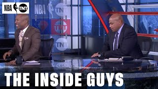 Chuck Turns On The Jets To Beat Kenny To The Big Board | NBA on TNT