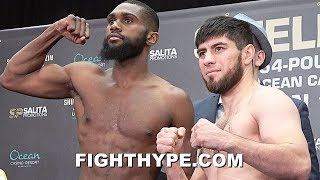 FULL JARON ENNIS VS. BAKHTIYAR EYUBOV WEIGH-IN \u0026 TENSE FINAL FACE OFF