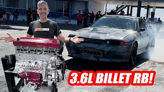 We Install a Billet 3.6L RB in our R32 GT-R and Go Racing at TX2K - Motive Garage