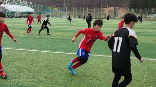 남동구청 u12 vs  부천FC u12 (해남스토브리그) 후반 _20250122  1:1