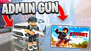 SLIDING ON GANG BLOCKS WITH ADMIN GUNS IN THIS STREET LIFE ROBLOX HOOD GAME