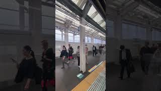 相対速度 JR横須賀線・大船行 武蔵小杉駅から新川崎駅までの車窓 東側 斜め前方アングル