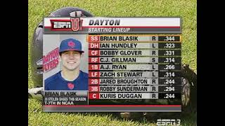 Dayton Baseball NCAA Tournament- vs. Texas A\u0026M 2012