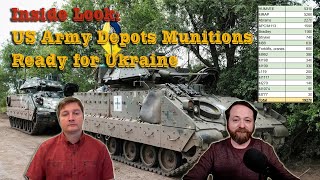 Inside Look: US Army Depots Munitions Ready for Ukraine