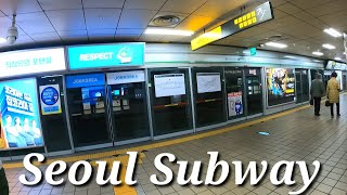 SEOUL  SUBWAY-HOW TO RIDE THE  SUBWAY IN SEOUL  ||KOREA VLOG