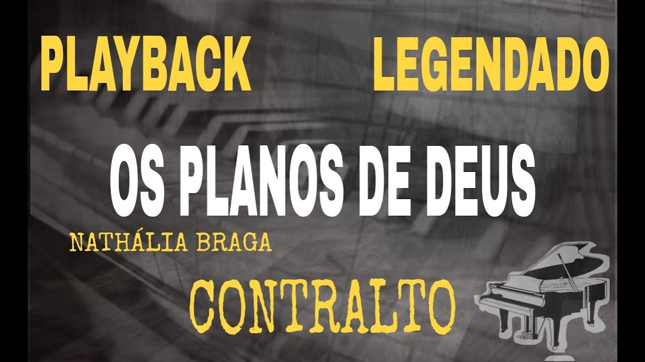 Playback Os Planos De Deus Nathália Braga Comlegenda Chords Chordify