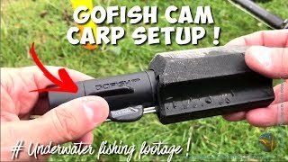 UNDERWATER GOFISH CAMERA CARP SETUP (Tutorial underwater camera / Amiens-France)