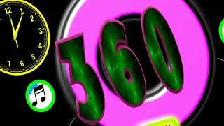 360 Seconds timer countdown alarm🔔