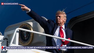 President Trump departs on Air Force One for Mar-a-Lago after Victorious Week in Washington [LIVE]