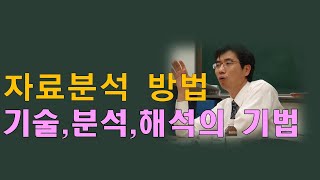 질적연구방법론(9강-2) /  자료의 질적분석 기법 ㅡ기술, 분석, 해석