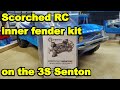 Scorched RC inner fender for the ARRMA SENTON 3S