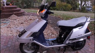 The 1985 Honda Elite 150 Maiden voyage