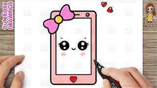 How To Draw A Cute Mobile Simple Easy For Kids Videos For Kids How To Draw A Cute Mobile Simple Easy For Kids Videos For Kids