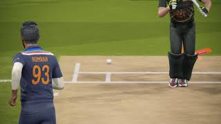 Jasprit bumrah's perfect yorker wicket- Cricket 19 #Shorts