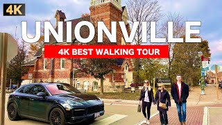 4K UNIONVILLE | Charming and Quaint Village Near TORONTO | Best Walking Tour