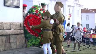 Обновленный памятник в Шарыповском округе