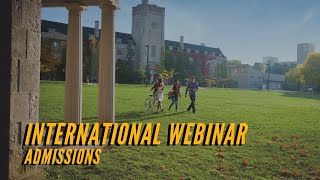 International Webinar - Admissions