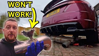 FITTING A NON-RESONATED CATBACK EXHAUST TO MY MK3 AUDI TT