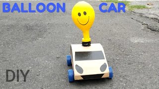 How to Make Balloon Powered Car - Simple Air Car